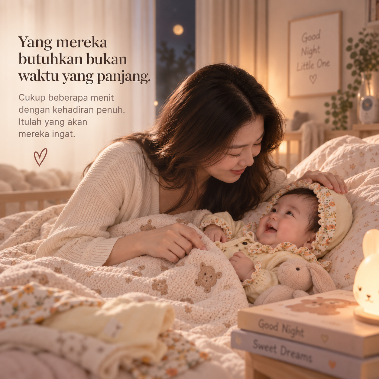 Kehangatan ibu dan anak di momen kecil penuh makna